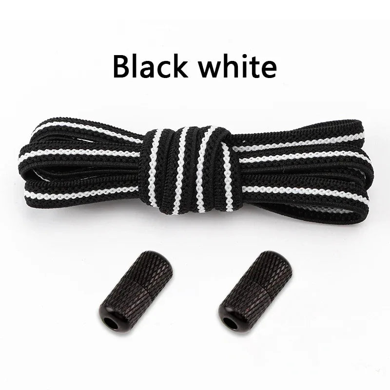 No Tie Elastic Shoelaces For Sneakers Flat Stretch Laces - ToylandEU