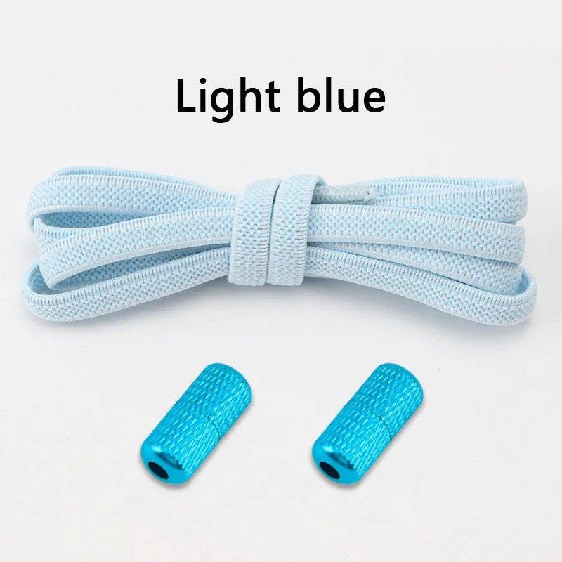 No Tie Elastic Shoelaces For Sneakers Flat Stretch Laces - ToylandEU