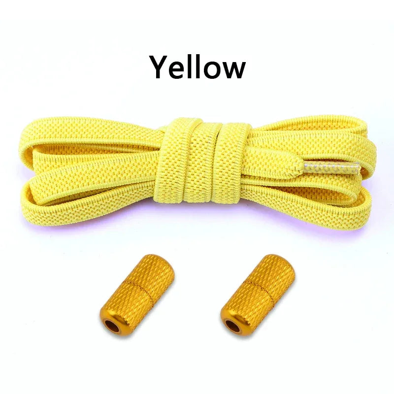 No Tie Elastic Shoelaces For Sneakers Flat Stretch Laces - ToylandEU