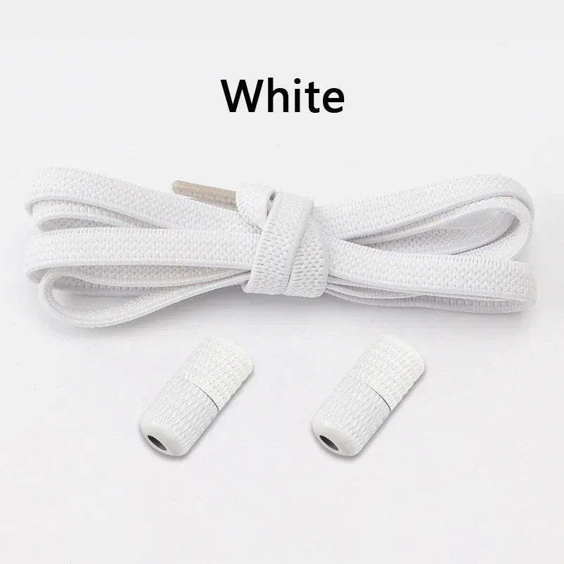 No Tie Elastic Shoelaces For Sneakers Flat Stretch Laces - ToylandEU