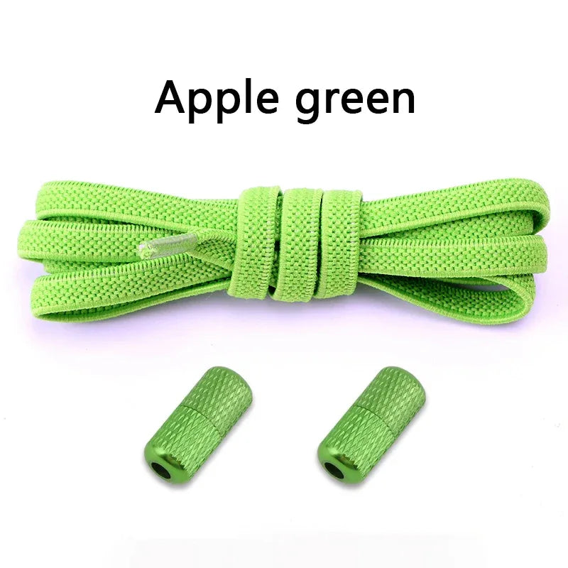 No Tie Elastic Shoelaces For Sneakers Flat Stretch Laces - ToylandEU