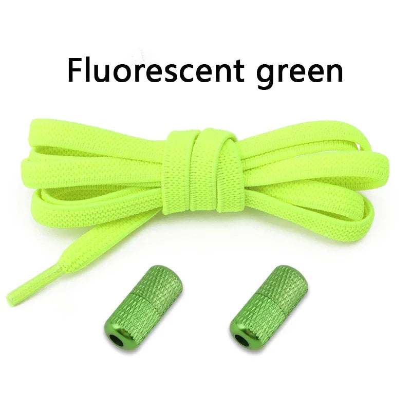 No Tie Elastic Shoelaces For Sneakers Flat Stretch Laces - ToylandEU