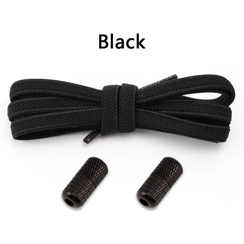 No Tie Elastic Shoelaces For Sneakers Flat Stretch Laces - ToylandEU