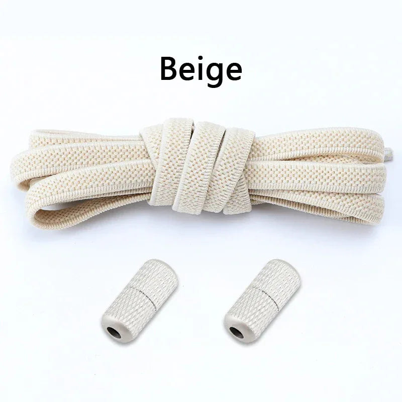 No Tie Elastic Shoelaces For Sneakers Flat Stretch Laces - ToylandEU