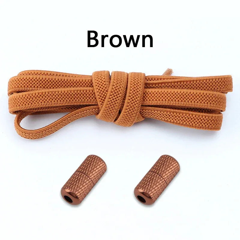 No Tie Elastic Shoelaces For Sneakers Flat Stretch Laces - ToylandEU