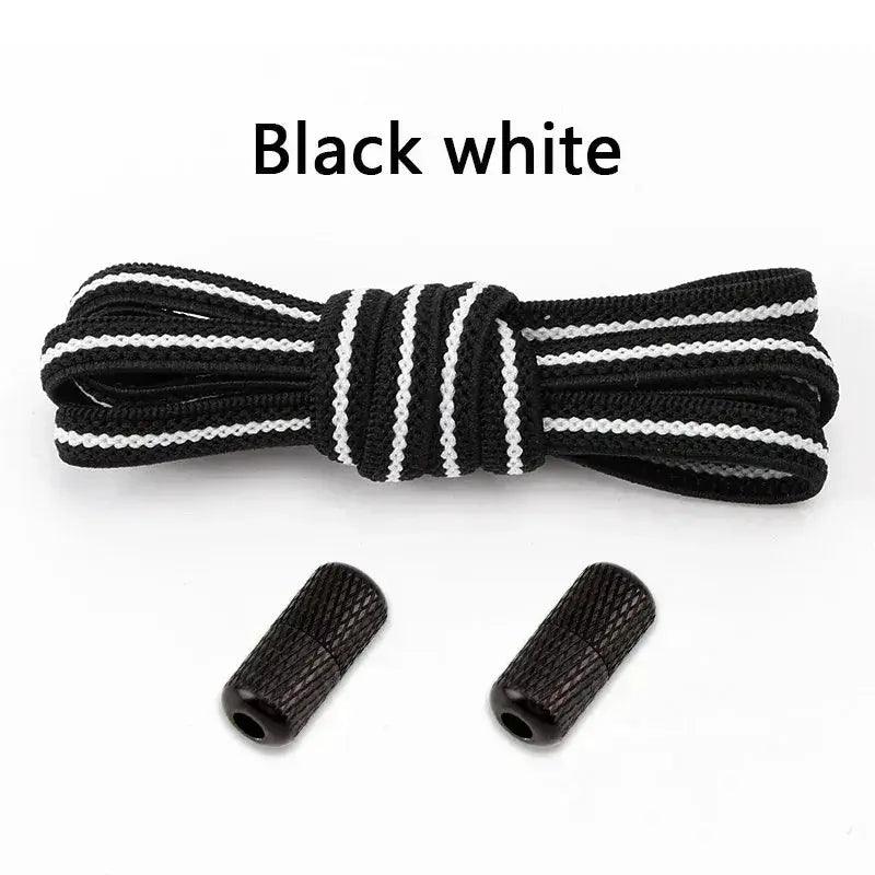  No Tie Elastic Shoelaces Sneakers Flat Stretch Laces -  ToylandEU™