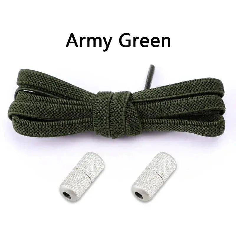  No Tie Elastic Shoelaces Sneakers Flat Stretch Laces -  ToylandEU™