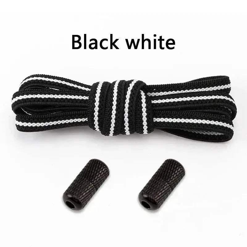  No Tie Elastic Shoelaces Sneakers Flat Stretch Laces -  ToylandEU™