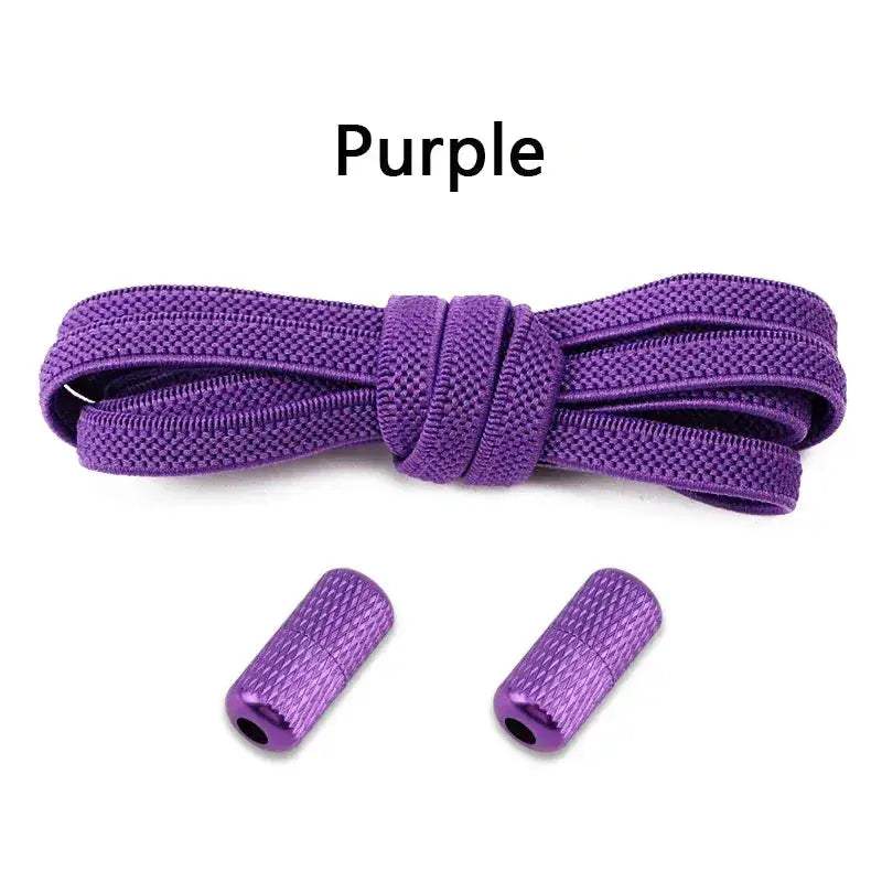  No Tie Elastic Shoelaces Sneakers Flat Stretch Laces -  ToylandEU™