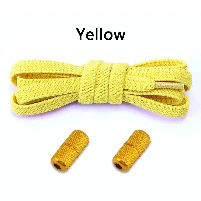  No Tie Elastic Shoelaces Sneakers Flat Stretch Laces -  ToylandEU™