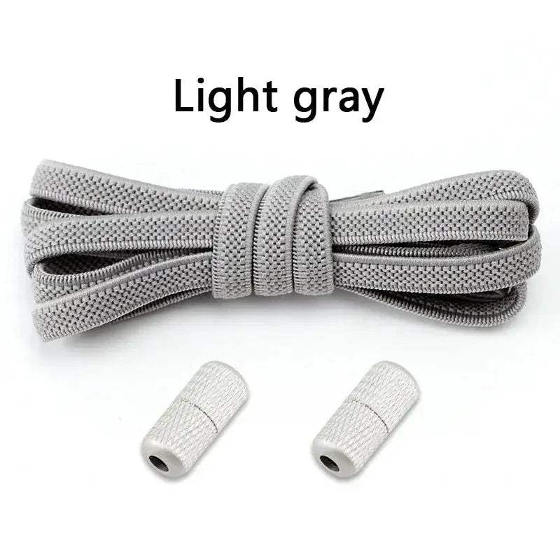  No Tie Elastic Shoelaces Sneakers Flat Stretch Laces -  ToylandEU™
