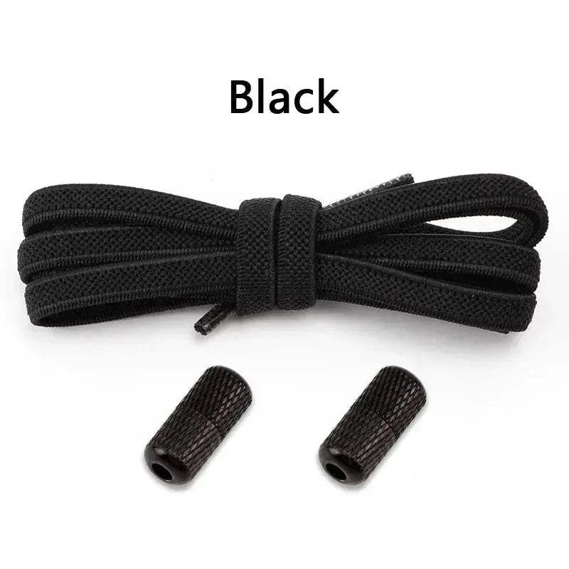  No Tie Elastic Shoelaces Sneakers Flat Stretch Laces -  ToylandEU™