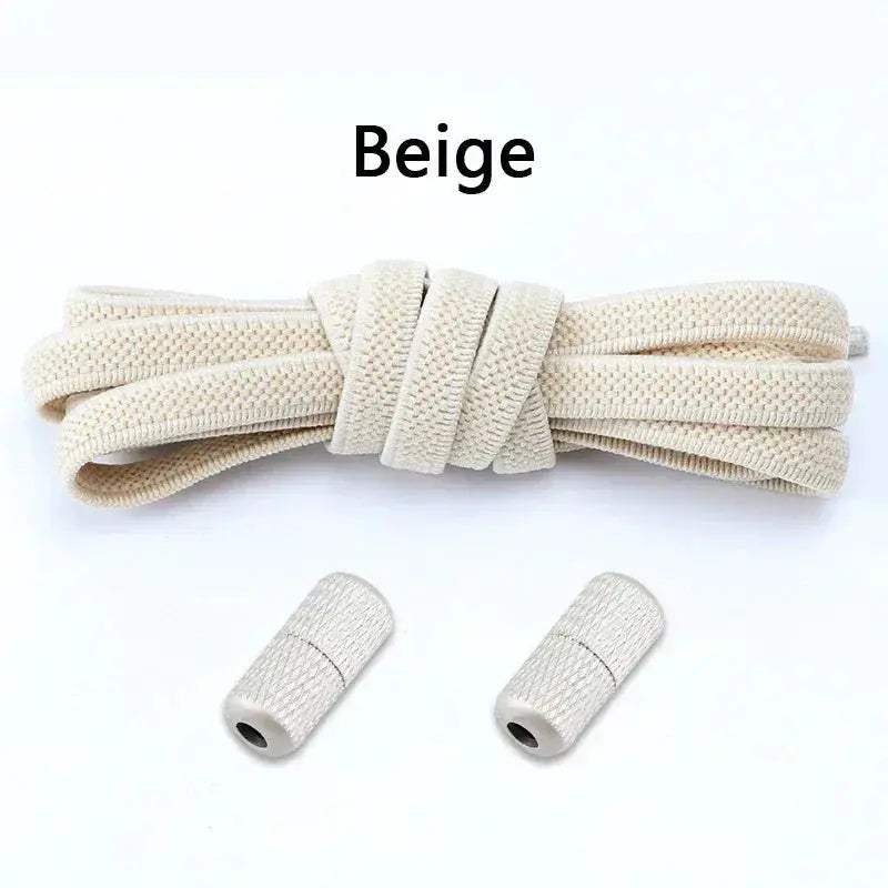  No Tie Elastic Shoelaces Sneakers Flat Stretch Laces -  ToylandEU™