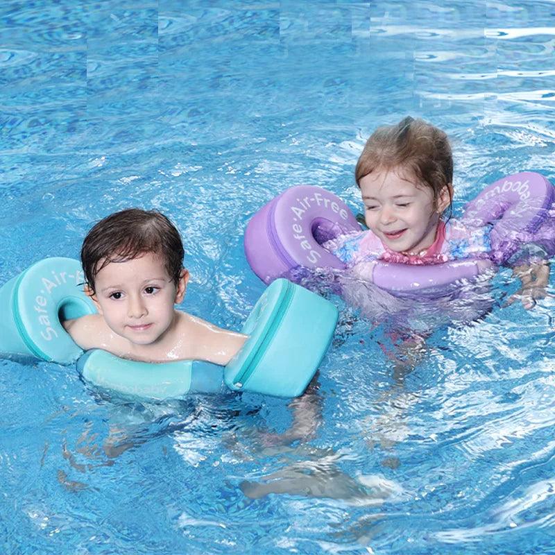  Non Inflatable Baby Arm Float Circle Pool Training 