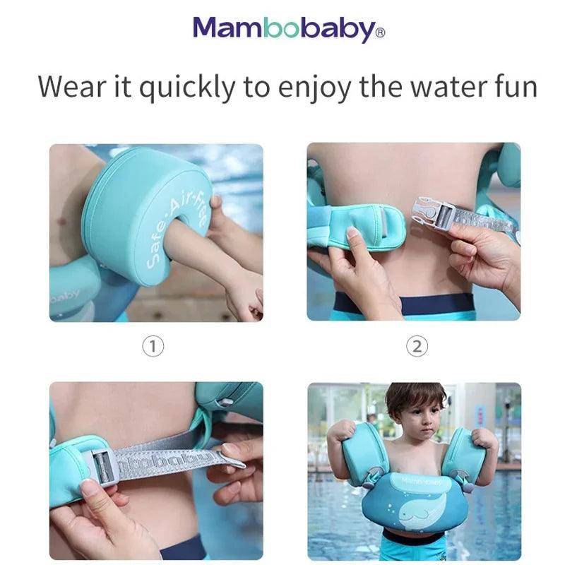  Non Inflatable Baby Arm Float Circle Pool Training 