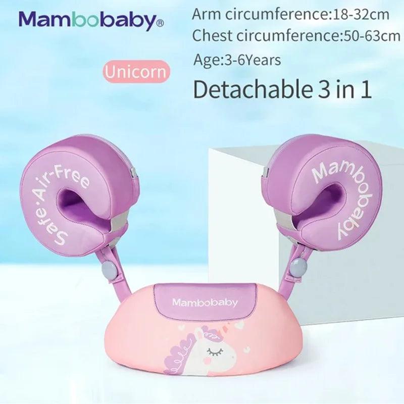 Non Inflatable Baby Arm Float Circle Pool Training 
