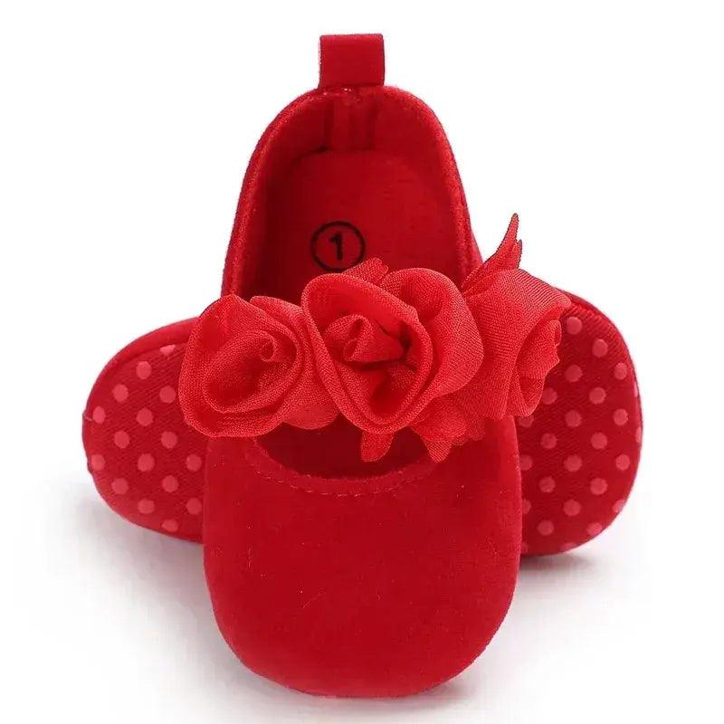  Non Slip Baby Shoes First Walkers Soft Fabric Sole -  ToylandEU™