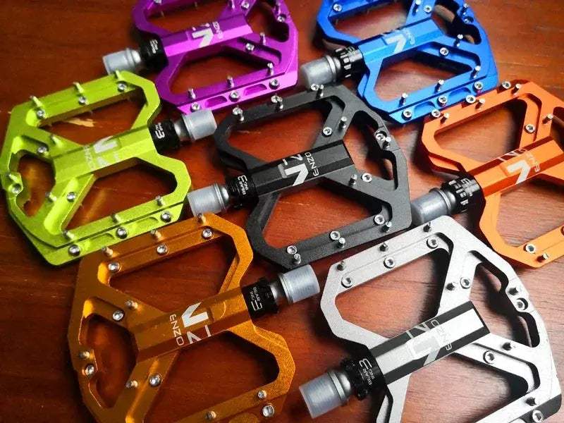 Non Slip Mountain Bike Pedals Aluminum Flat Platform - ToylandEU