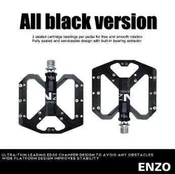 Non Slip Mountain Bike Pedals Aluminum Flat Platform - ToylandEU