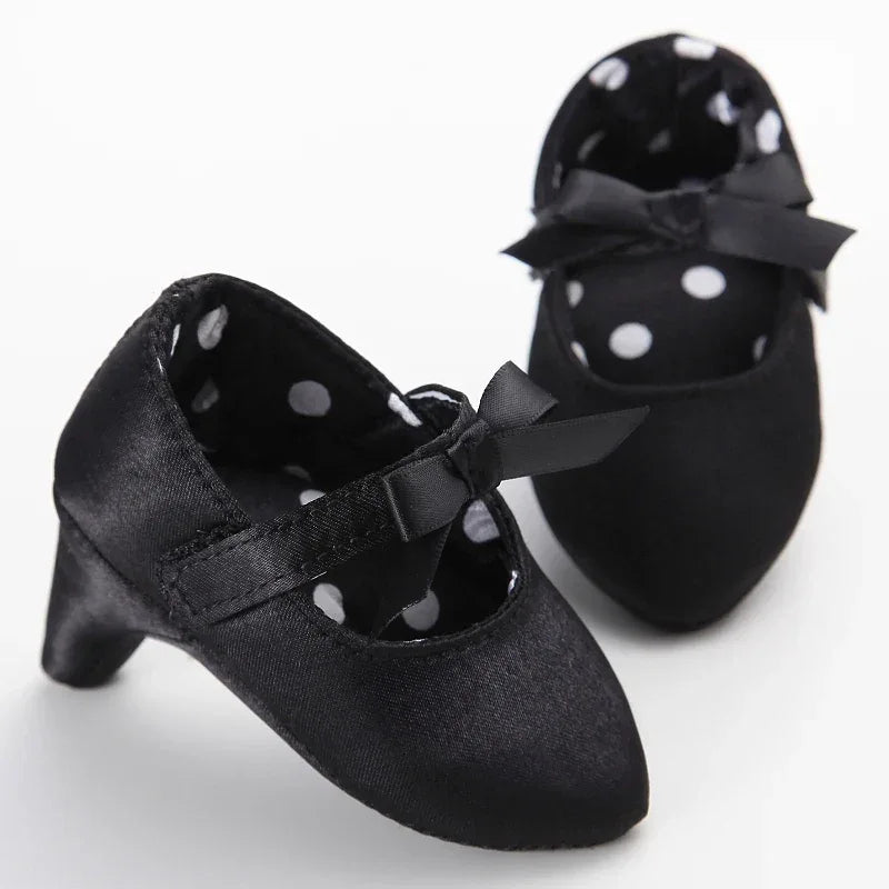 Non Slip Soft Baby Toddler Shoes With Bow For Girls - ToylandEU