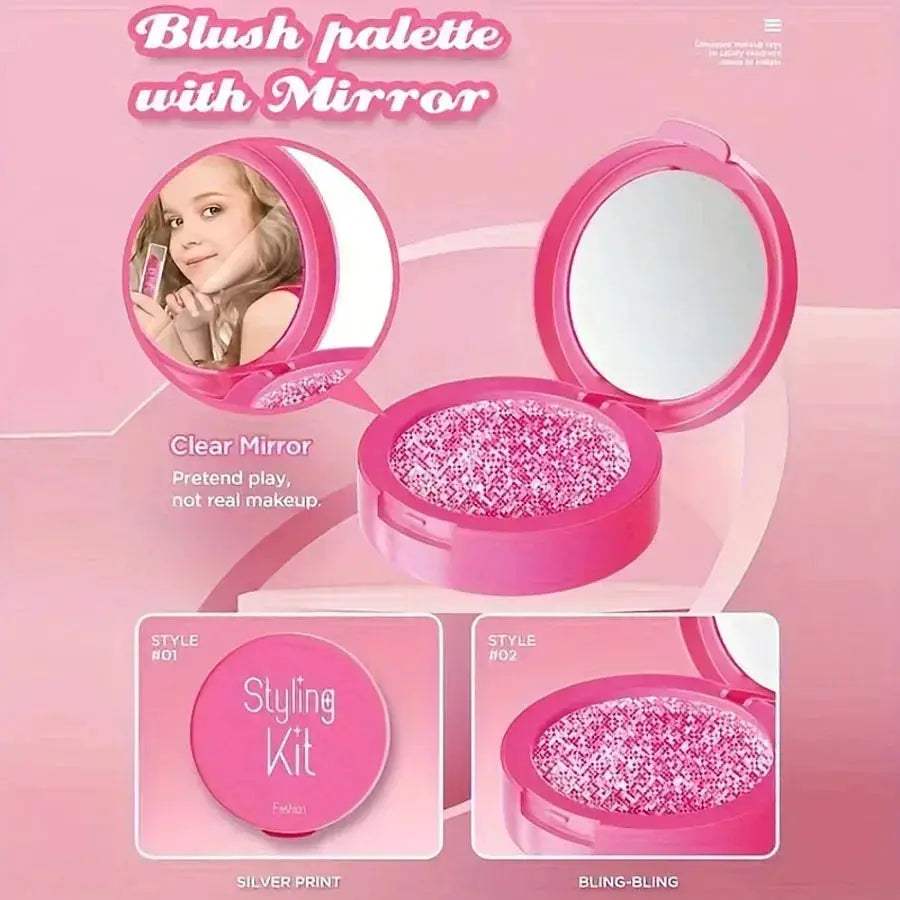 Non Toxic Kids Makeup Toy Set Prevents Liquid Smearing Safe - ToylandEU