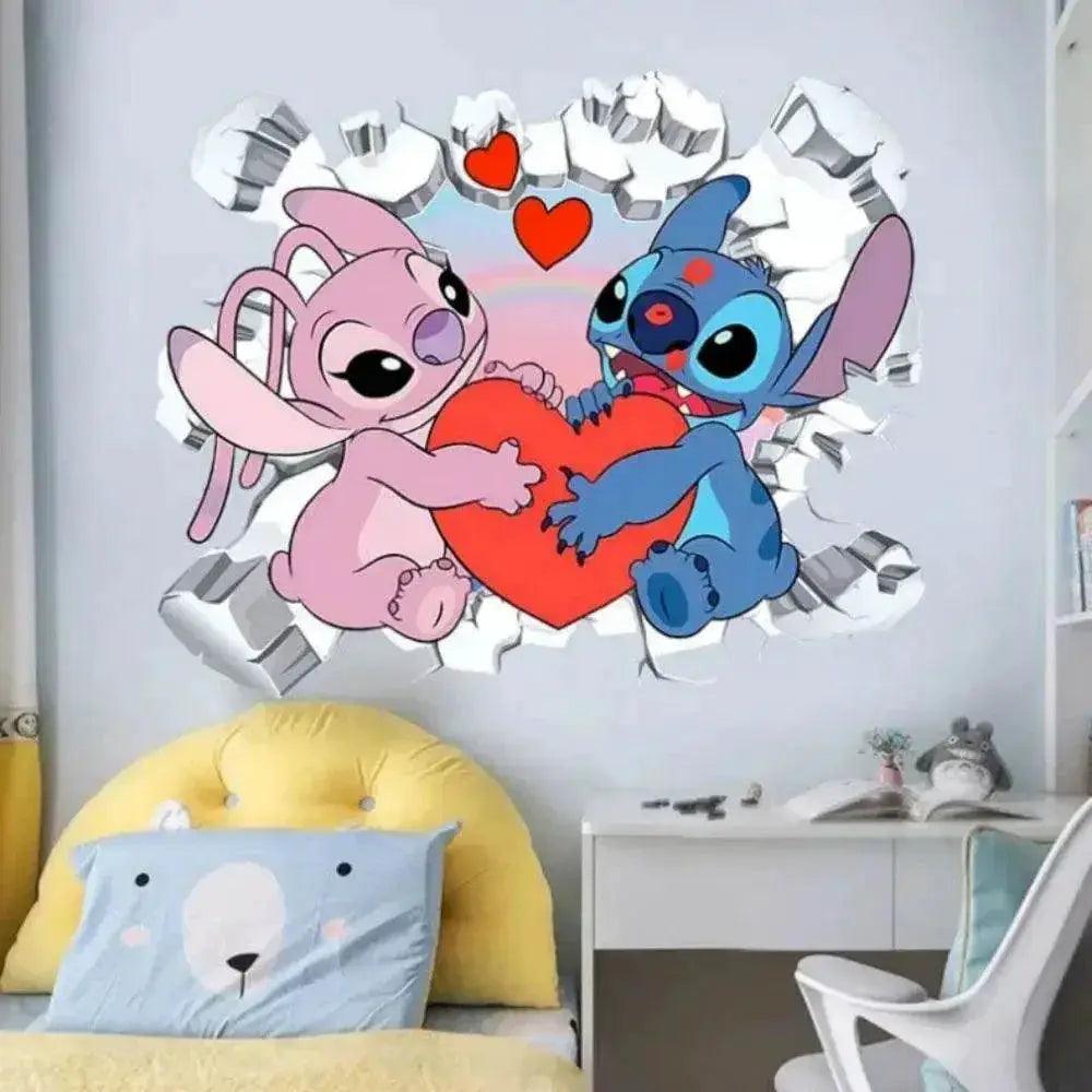  Non Toxic Lilo And Stitch Wall Stickers Toyland EU -  ToylandEU™