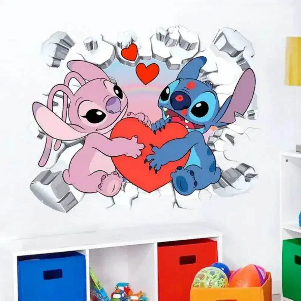  Non Toxic Lilo And Stitch Wall Stickers Toyland EU -  ToylandEU™