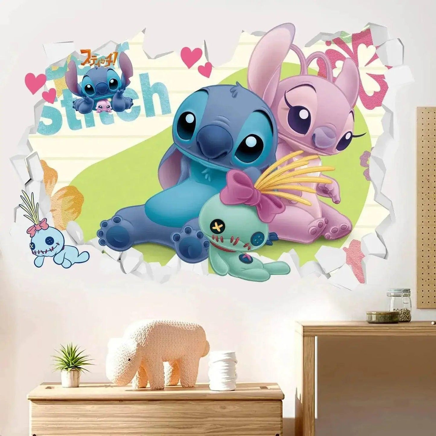 Non Toxic Lilo And Stitch Wall Stickers Toyland EU -  ToylandEU™