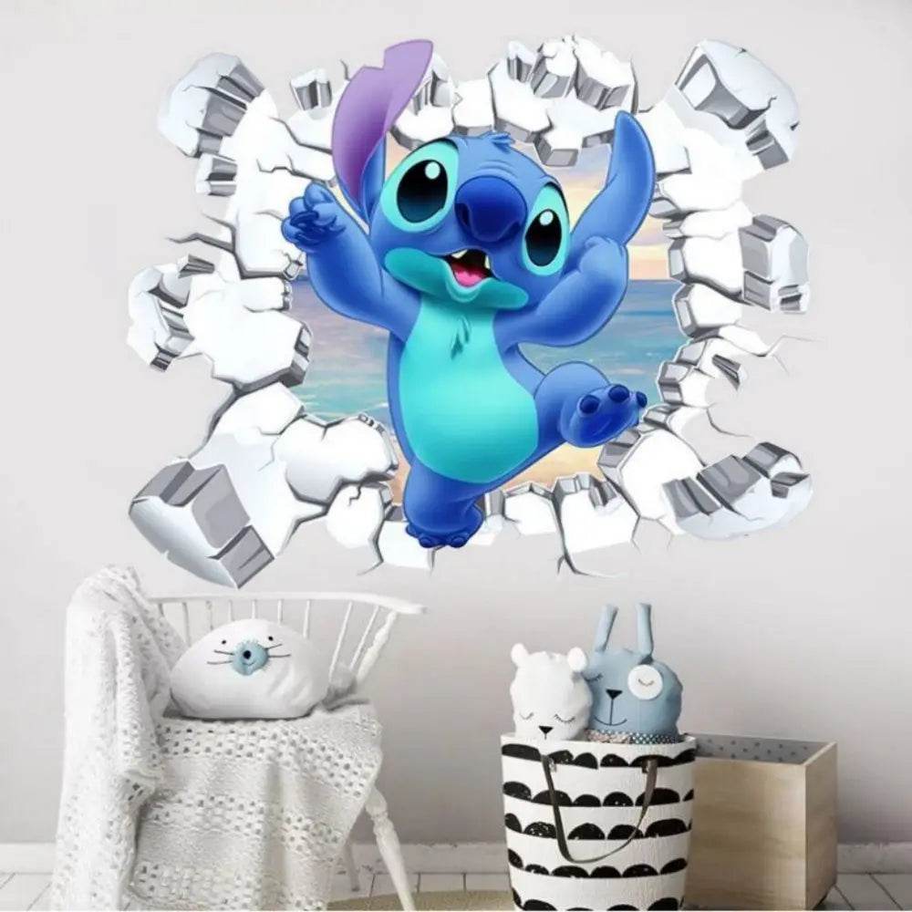 Non Toxic Wall Stickers Lilo And Stitch For Kids Room Decor - ToylandEU