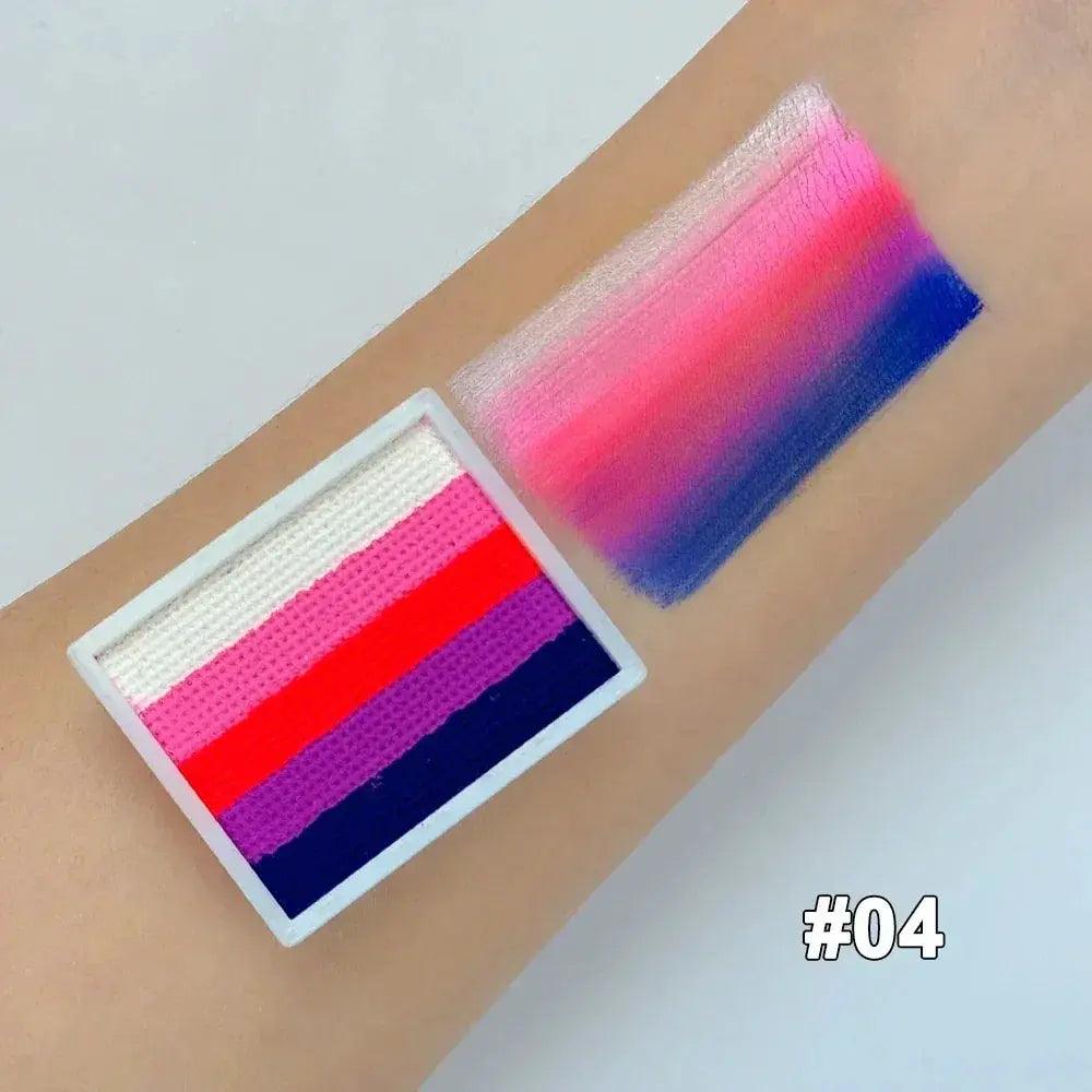  Non Toxic Water Soluble Rainbow Face Paint Palette Kids -  ToylandEU™