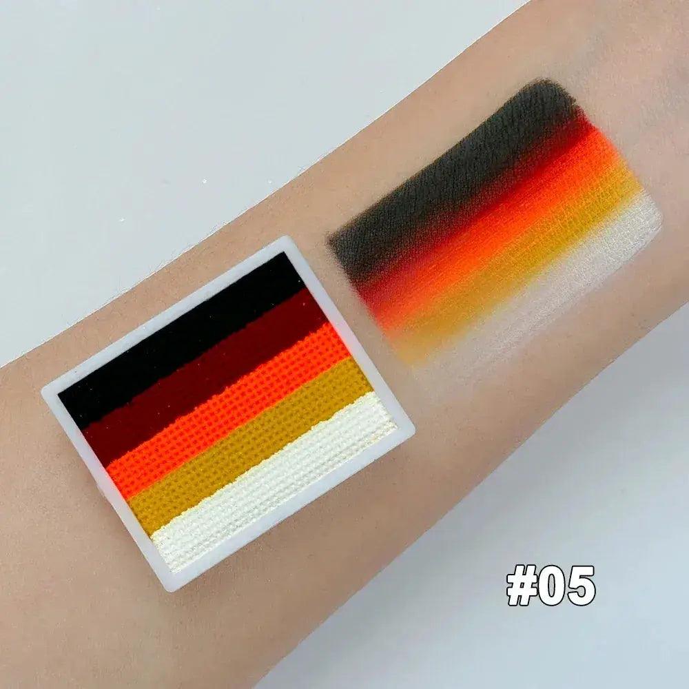  Non Toxic Water Soluble Rainbow Face Paint Palette Kids -  ToylandEU™