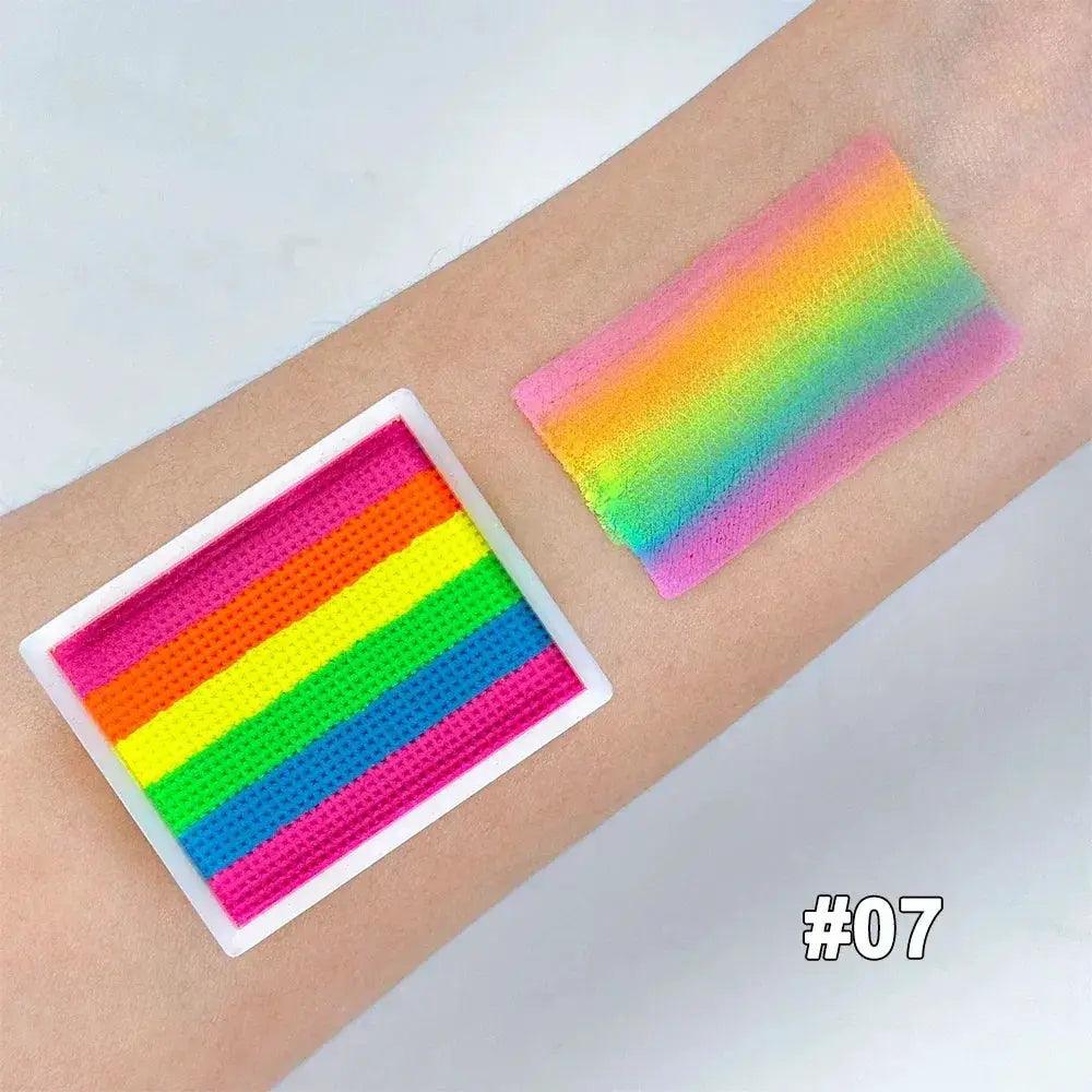  Non Toxic Water Soluble Rainbow Face Paint Palette Kids -  ToylandEU™