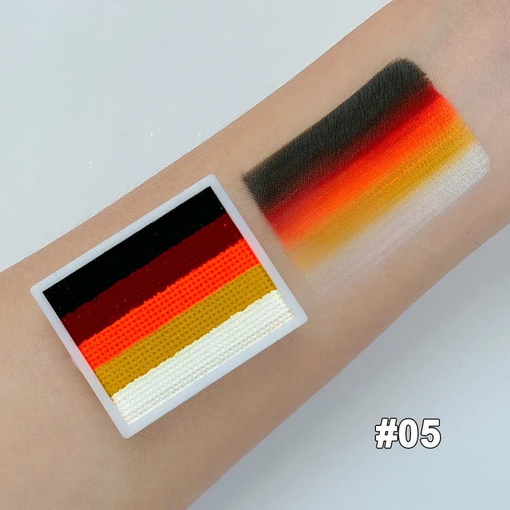 Non Toxic Water Soluble Rainbow Face Paint Palette - ToylandEU