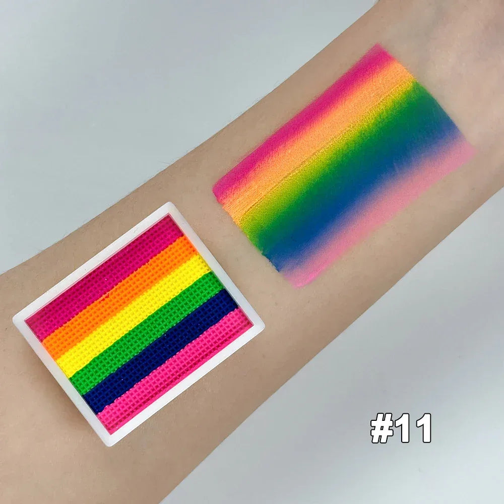 Non Toxic Water Soluble Rainbow Face Paint Palette - ToylandEU