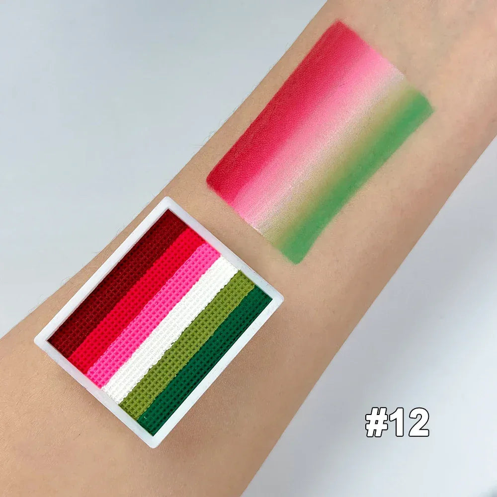 Non Toxic Water Soluble Rainbow Face Paint Palette - ToylandEU