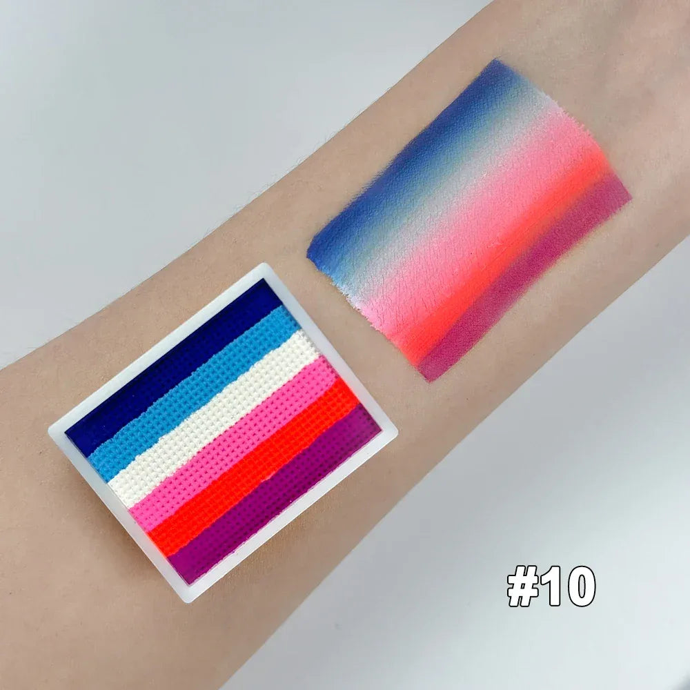 Non Toxic Water Soluble Rainbow Face Paint Palette - ToylandEU