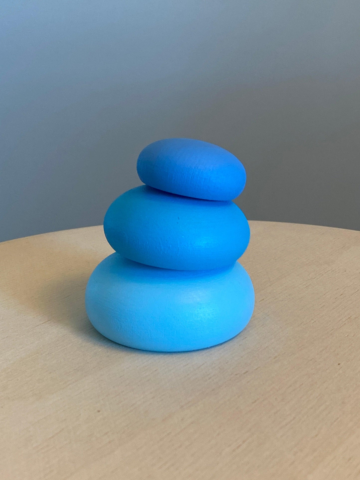  Non Toxic Wooden Stacking Pebbles For Creative Play 