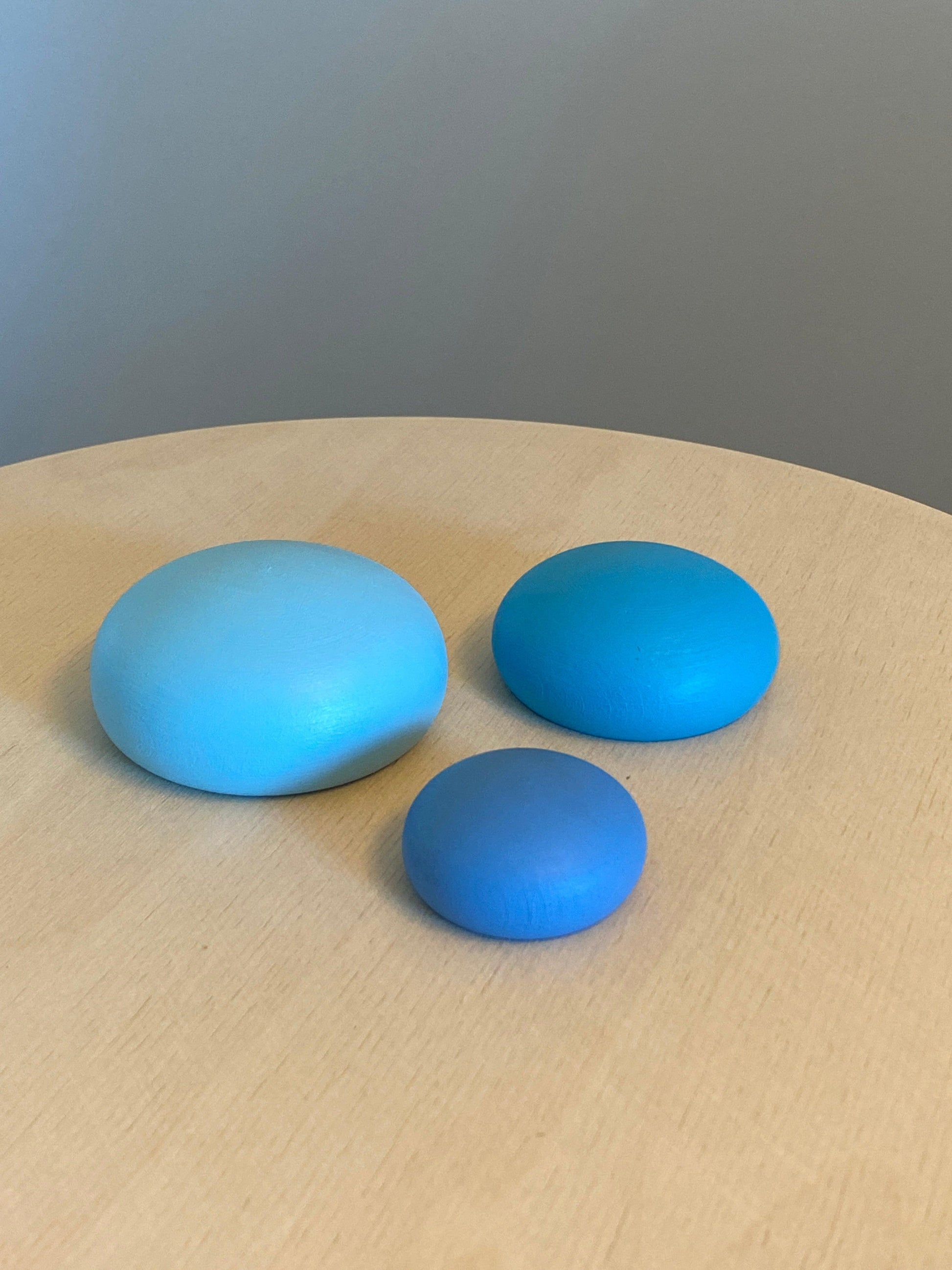  Non Toxic Wooden Stacking Pebbles For Creative Play 