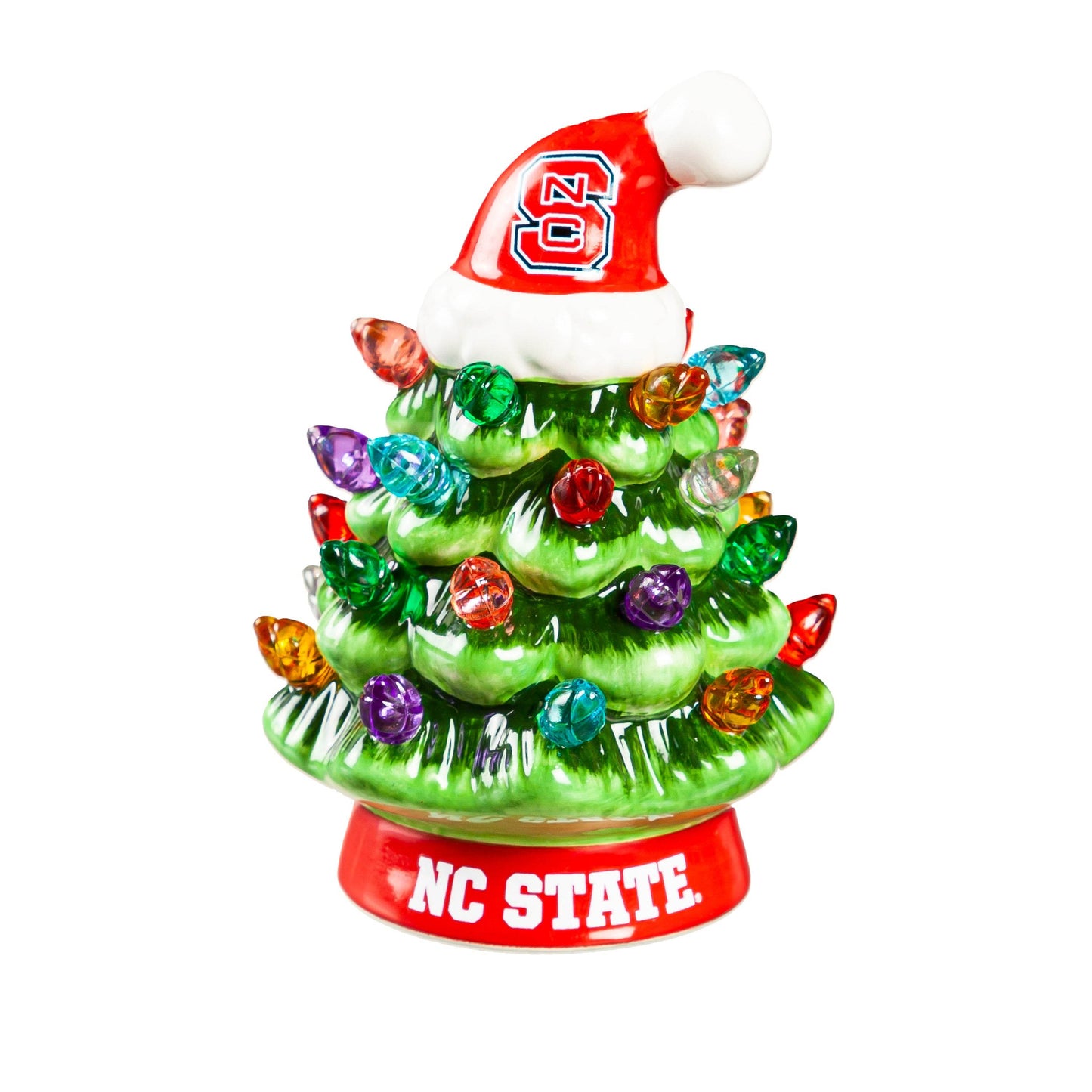 North Carolina State Wolfpack 4 Inch LED Christmas Tree - ToylandEU