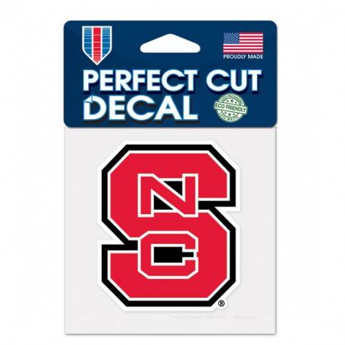 North Carolina State Wolfpack Decal 4x4 Perfect Cut Color - ToylandEU