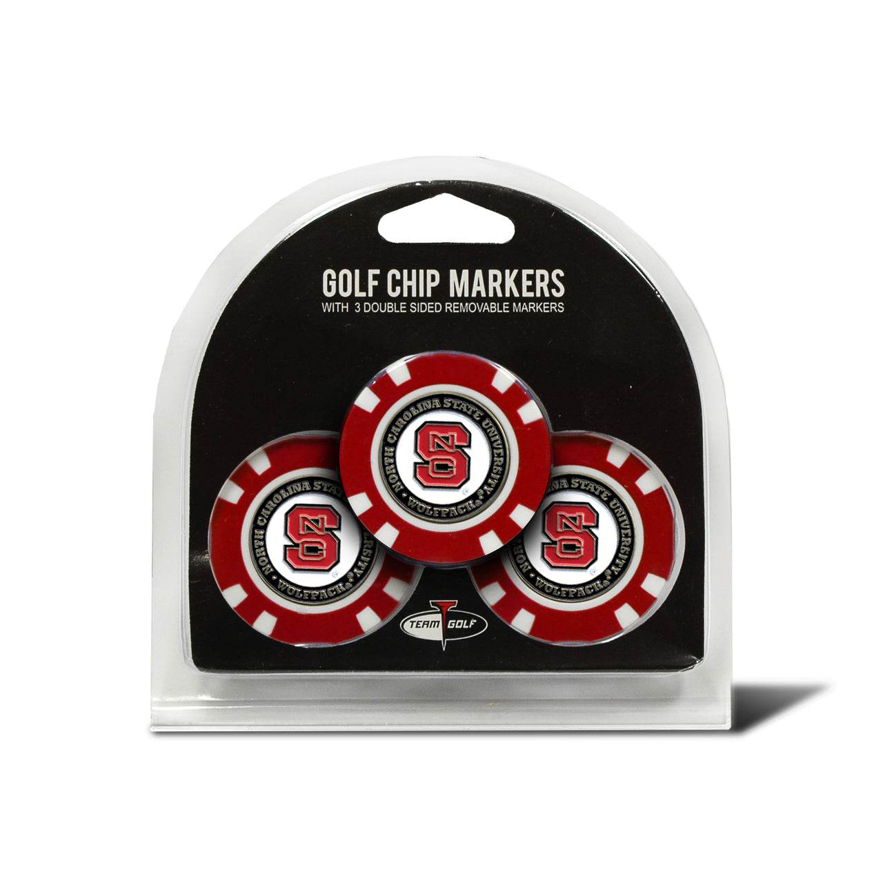 North Carolina State Wolfpack Golf Chip With Marker 3 Pack - ToylandEU