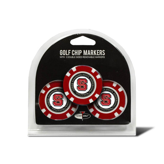 North Carolina State Wolfpack Golf Chip With Marker 3 Pack - ToylandEU