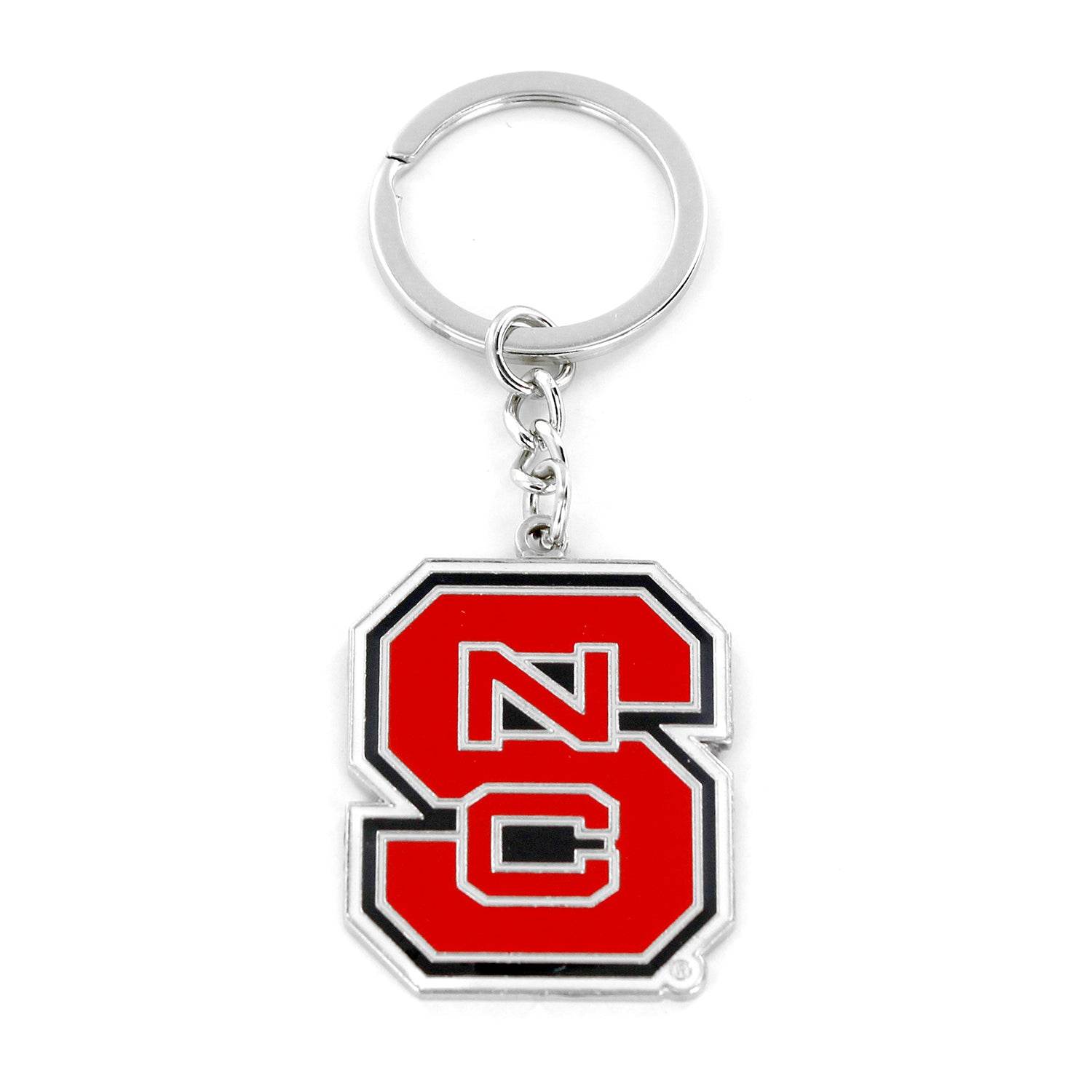 North Carolina State Wolfpack Keychain Logo Detachable Ring - ToylandEU