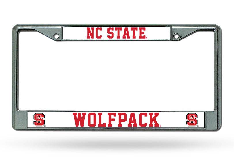North Carolina State Wolfpack License Plate Frame Chrome - ToylandEU