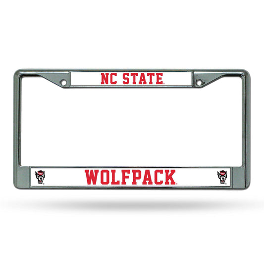 North Carolina State Wolfpack License Plate Frame Chrome - ToylandEU