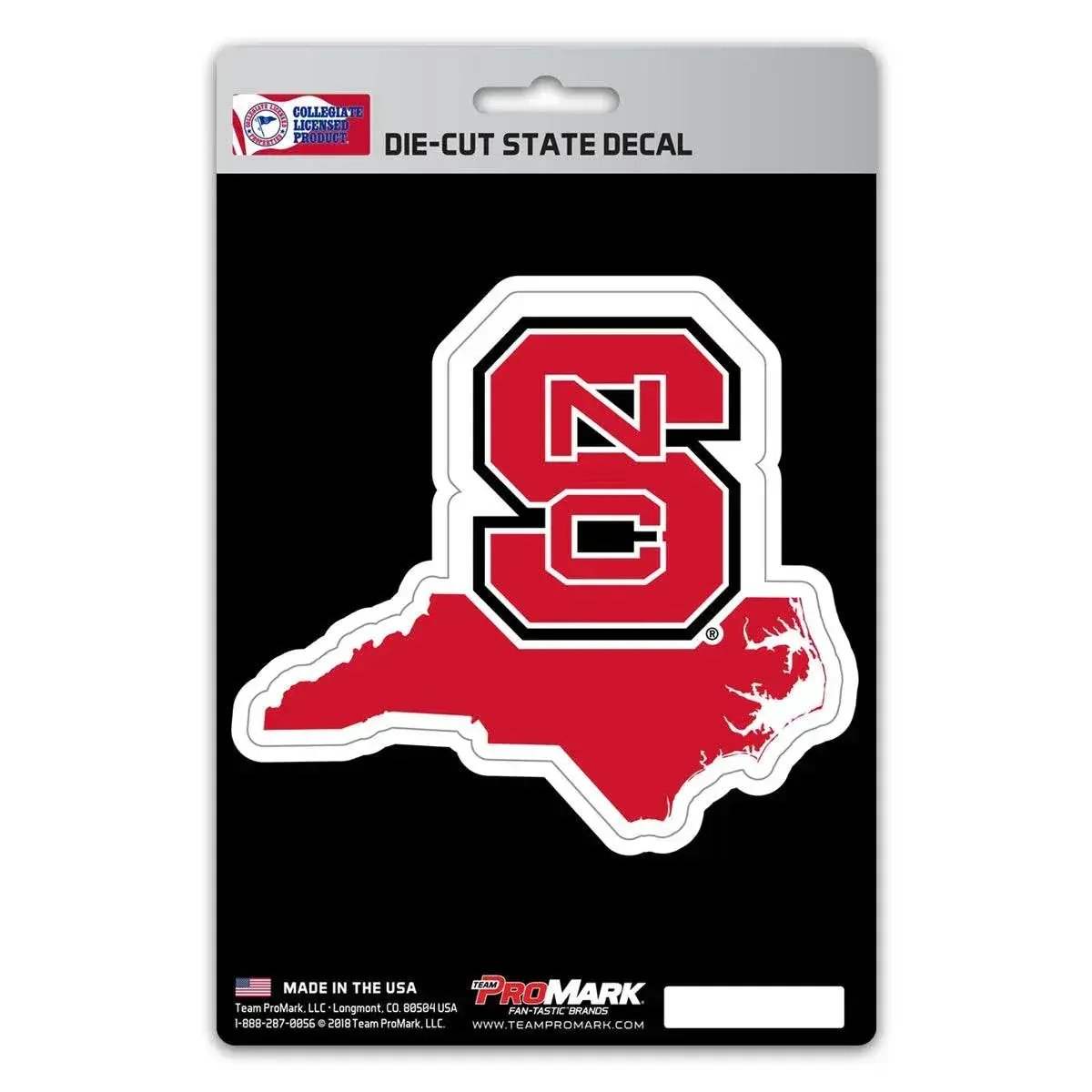  North Carolina State Wolfpack State Shape Vinyl Decal -  ToylandEU™