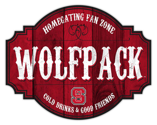 North Carolina State Wolfpack Wood Sign 12 Inch Tavern - ToylandEU
