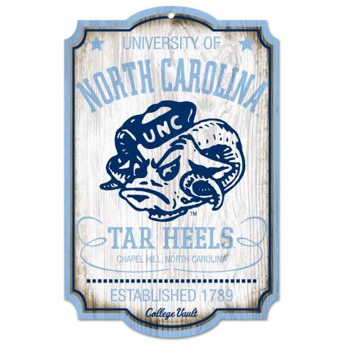 North Carolina Tar Heels 11x17 Wood Vault Style Sign - ToylandEU
