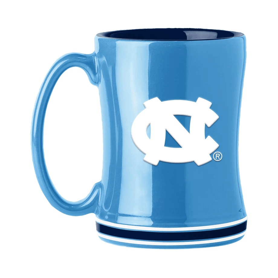 North Carolina Tar Heels 14oz Sculpted Relief Coffee Mug - ToylandEU