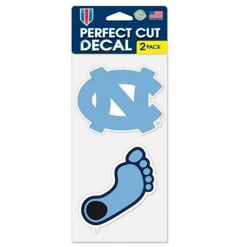  North Carolina Tar Heels Decal 4x4 Perfect Cut Set of 2 -  ToylandEU™